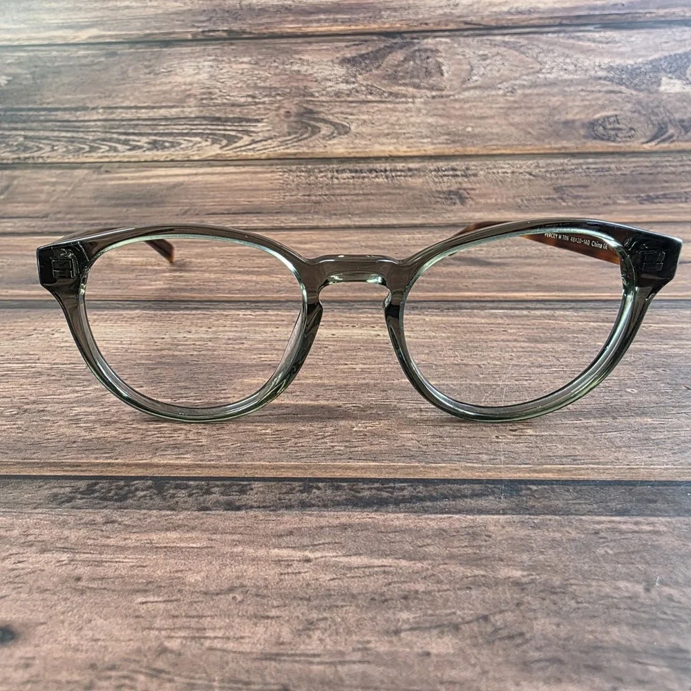 Warby Parker Eyeglasses FRAMES ONLY Percey M 706 48-20-140 Gray Brown‎